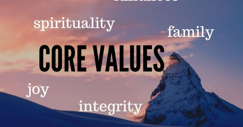 Living by your core values?